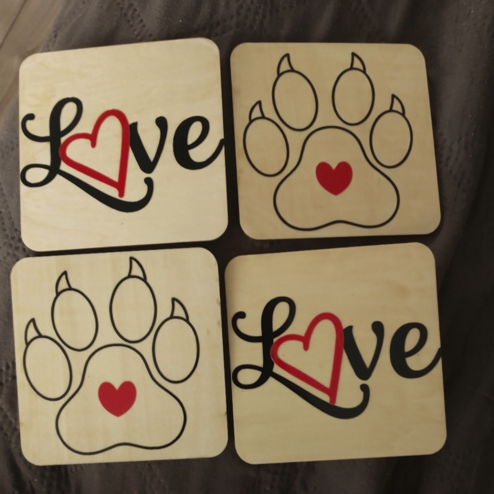 Coasters - set of 4